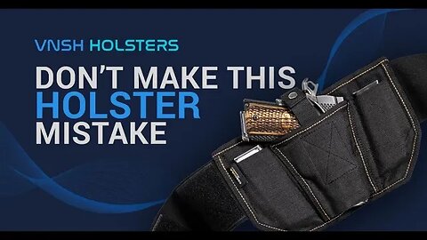 Don't Make This Classic Concealed Carry Holster Mistake