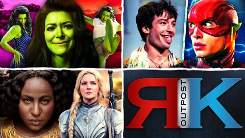 Rings Of Power BACKLASH For Amazon, She-Hulk Is CRINGE, Ezra Miller CHAOS, Top Gun DOMINATES