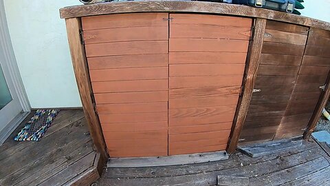 Repairing 30-year old Redwood Deck Cabinet - Part 4