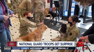 Check This Out: National Guard troops get some puppy love