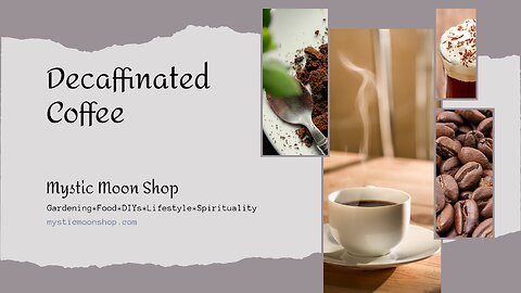 Decaffeinated Coffee Drink Tea Instead