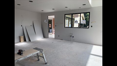 Day 20 - Massive Remodel - Sheetrock day