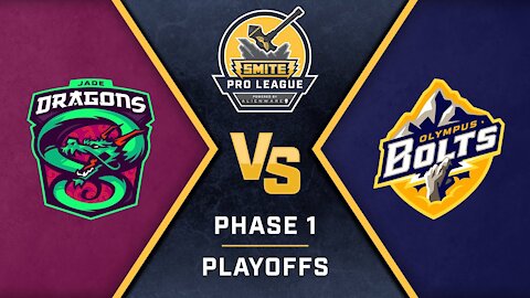 SMITE Pro League Phase 1 Playoffs Finals Jade Dragons vs Olympus Bolts (Fast Paced)