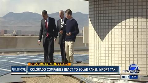 In Colorado, is the solar panel tariff a job creator or killer?
