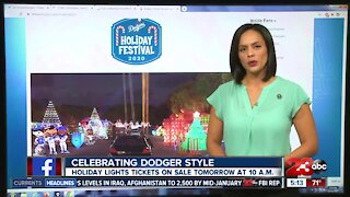 Los Angeles Dodgers to host holiday light event starting Nov. 27