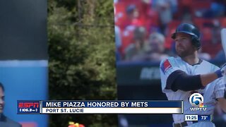Mike Piazza honored by Mets in Port St. Lucie