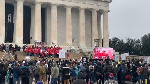 Firefighters at Defeat the Mandates Rally DC