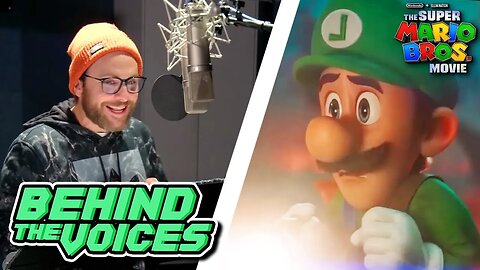 The Super Mario Bros. Movie Behind The Scenes Voices - Charlie Day is Luigi Promo
