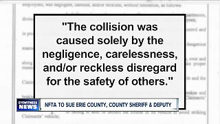 NFTA files claim to sue Erie County following bus crash involving sheriff's office vehicle