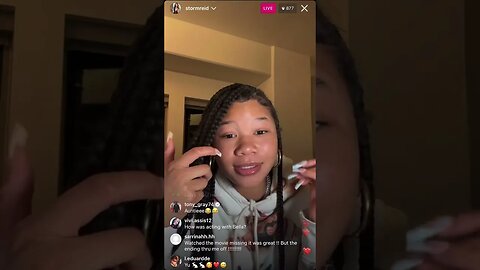 STORM REID IG LIVE: Storm Reid Life Update As Well As The Rest Of Us Episode 6 She’s In!! (22-02-23)