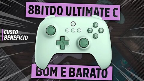 8bitdo Ultimate C é o controle sem fio BOM E BARATO para jogar no PC! REVIEW/ANÁLISE