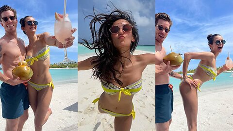 Nina Dobrev and Shaun White Get Naughty on Maldives