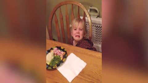 Tot Girl Gets Upset Because Her Babysitter Isn’t Coming Tonight
