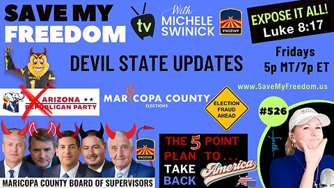 #216 Tyrannical Mari-Corruption County Just Can't Help Their Demonic Selves & The AZGOP Is Their BFF... STAND UP To Take Back America & Your Unconstitutional Elections! | RAY MICHAELS