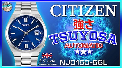 Strength & Power! | Brand New Citizen Tsuyosa Blue 50m Automatic NJ0150-56L Unbox & Review