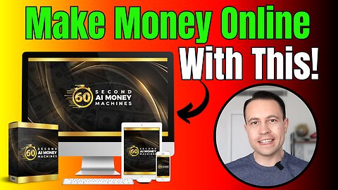 Make money ONLINE with this (60 Second AI Money Machines) By Glynn Kosky #OrganicTraffic