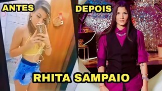 ANTES E DEPOIS DE RHITA SAMPAIO