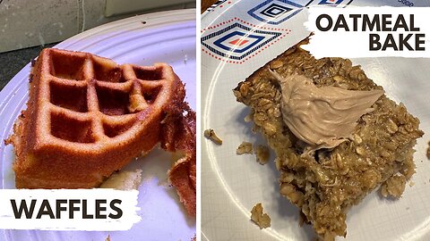 2 Breakfast Ideas- 1 Video! Amish Friendship Bread Waffles & Oatmeal Banana Bread Bake