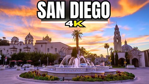 San Diego, California USA 🌴 | Aerial Serenity in 4K Drone Footage