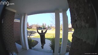 WATCH: Metro Detroit delivery driver jumps with joy at gift of toilet paper