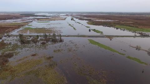 Drone captures magnitude of destruction left by Storm Desmond