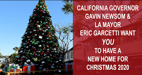 California Governor Wants To Put You In a New Home For Christmas (satire)