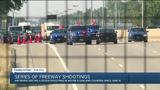 Series of freeway shootings in Wayne and Oakland Counties