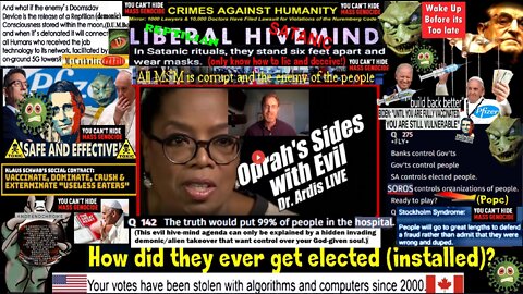Oprah Ignores Warning, Sides with Evil. Dr. Ardis LIVE. B2T Show Oct 12 2022