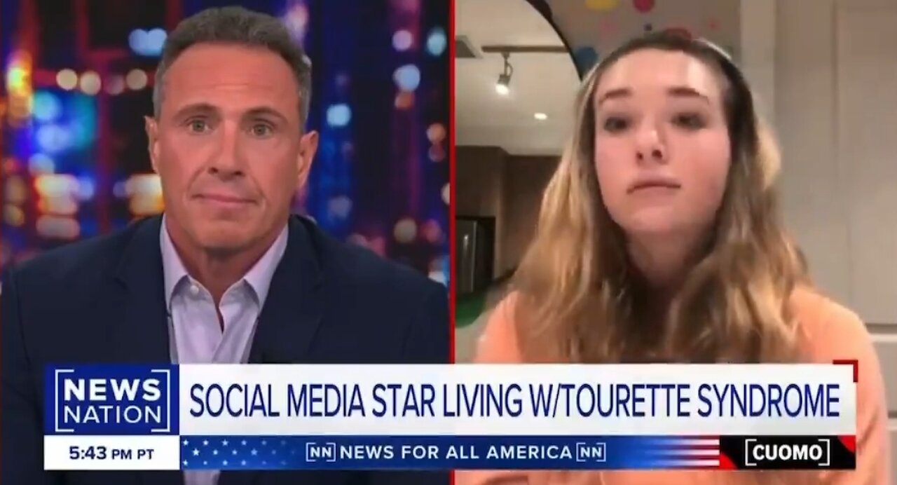 Social Media Star With Tourette S Curses Off Chris Cuomo