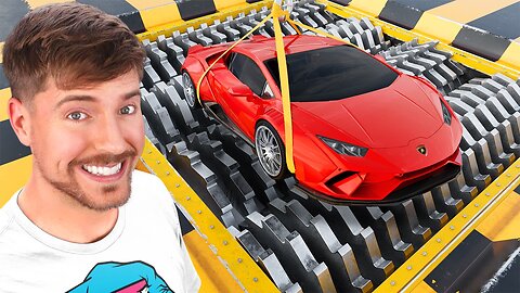 Lamborghini Vs World's Largest Shredder|MrBeast | Mr Beast New Video |