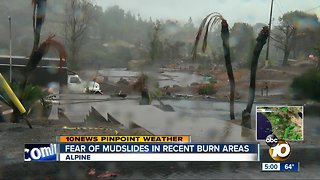 Alpine neighbors concerned about mudslides