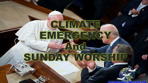 Climate Emergency and Sunday Worship