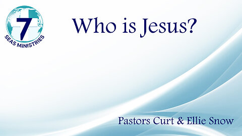 Who is Jesus?