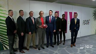 Tampa prepares for Super Bowl next year in 2021