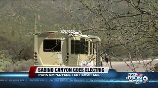 Electric Sabino Canyon shuttles are coming really soon