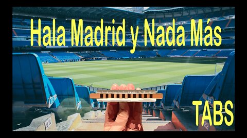 Harmonica TABS for Hala Madrid y nada más on a Diatonic Harmonica