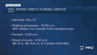 Sgt. Reidy's funeral service planned for Saturday