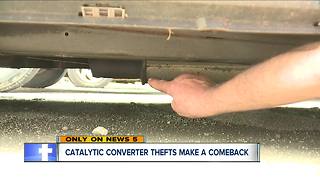 Catalytic converter thefts make a comeback