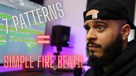 7 Patterns, simple fire beat! (making a beat from scratch in FL STUDIO) Producer Vlog