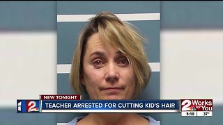 Teacher arrested for cutting kid's hair