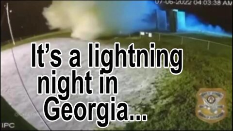 It's a lightning night in Georgia