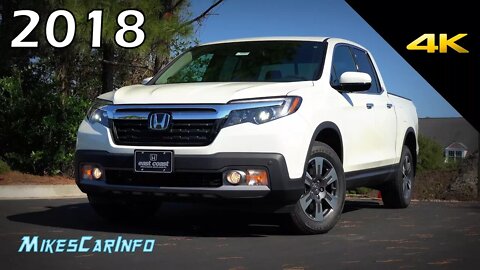 2018 Honda Ridgeline RTL-E AWD - Ultimate In-Depth Look in 4K