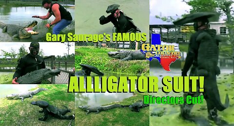 Gary Saurage's FAMOUS Alligator Suit | MUST SEE! | DIRECTOR'S CUT