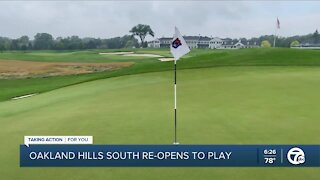 South Course reopens at Oakland Hills Country Club
