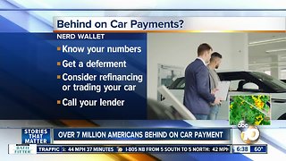 Report shows over 7M Americans behind on auto payments