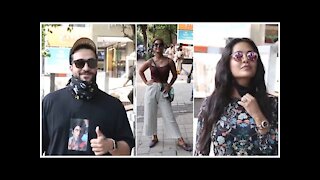 Hina Khan, Aly Goni and Esha Gupta Spotted across the Town | SpotboyE