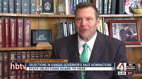 Kansas Objections Board to hear from challengers to Kobach nomination