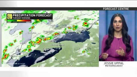 Thunderstorm threat ramps up across Ontario, humidity continues