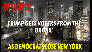 BREAKING THE BRONX LOVES TRUMP AND DEMOCRATS ARE RUNNING SCARED MUST WATCH!