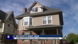 High levels of carbon monoxide found in Detroit home, 6 taken to hospital